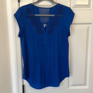Daniel Rainn royal blue blouse size small